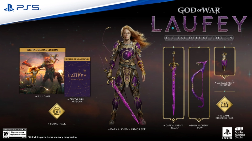 God of War Laufey preorder Digital Deluxe Edition