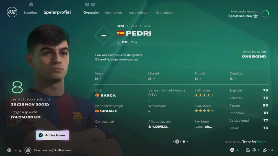 EA Sports FC 27 wonderkid Pedro