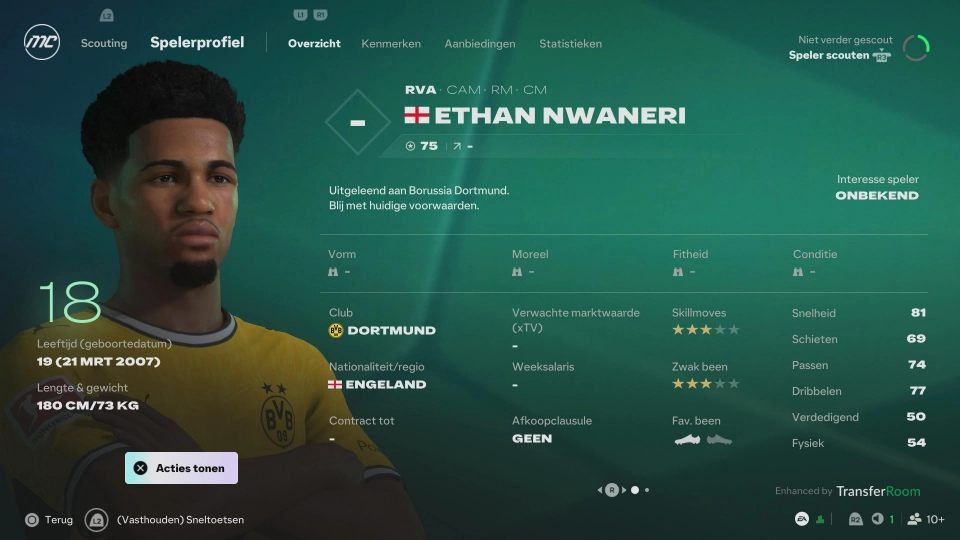 EA Sports FC 27 wonderkid Ethan Nwaneri