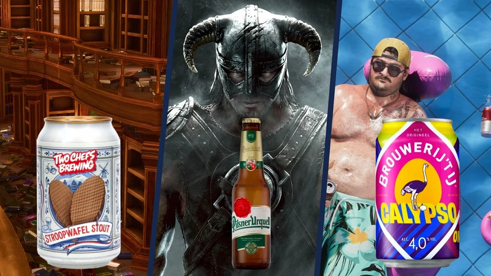 Drie van die game en bier combinaties