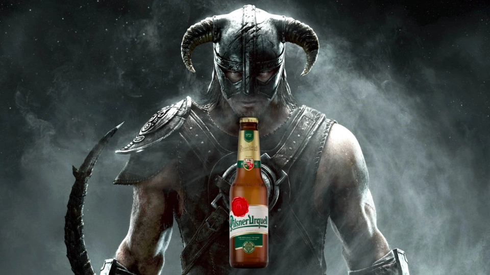 Drie van die Skyrim bier