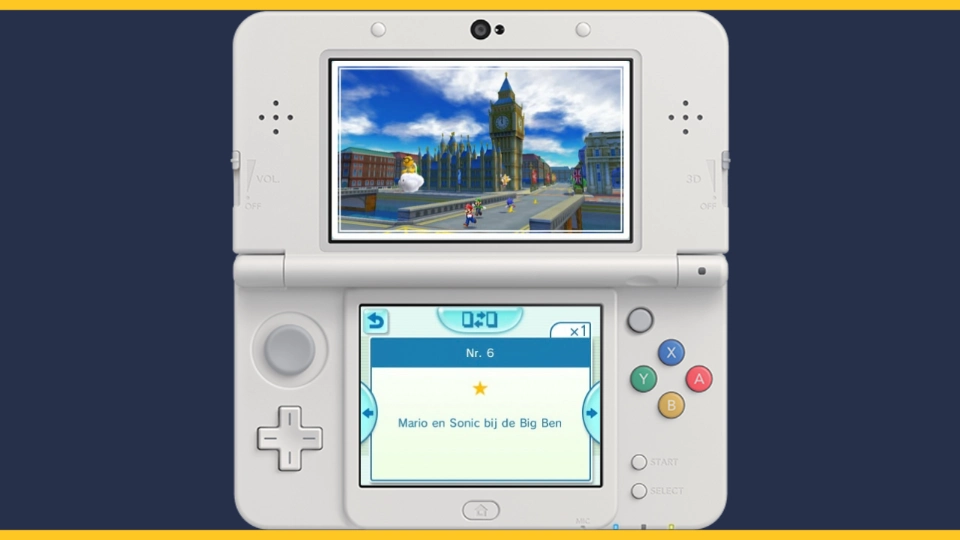 Mario Sonic Virtual Card Album Big Ben