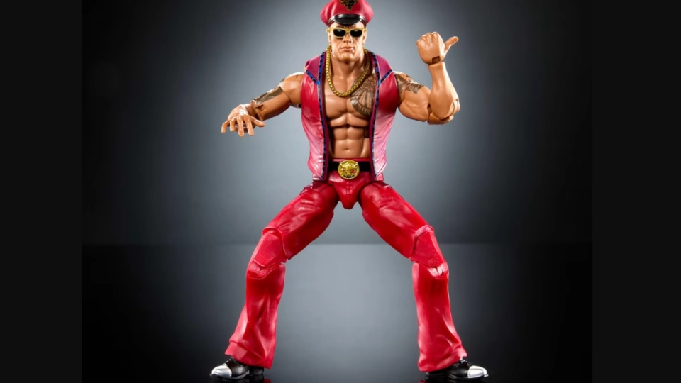 The Rock als M Bison Mattel