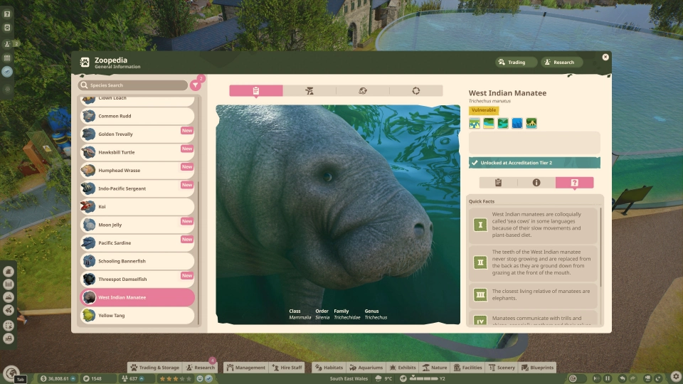Review Planet Zoo 2 Interface