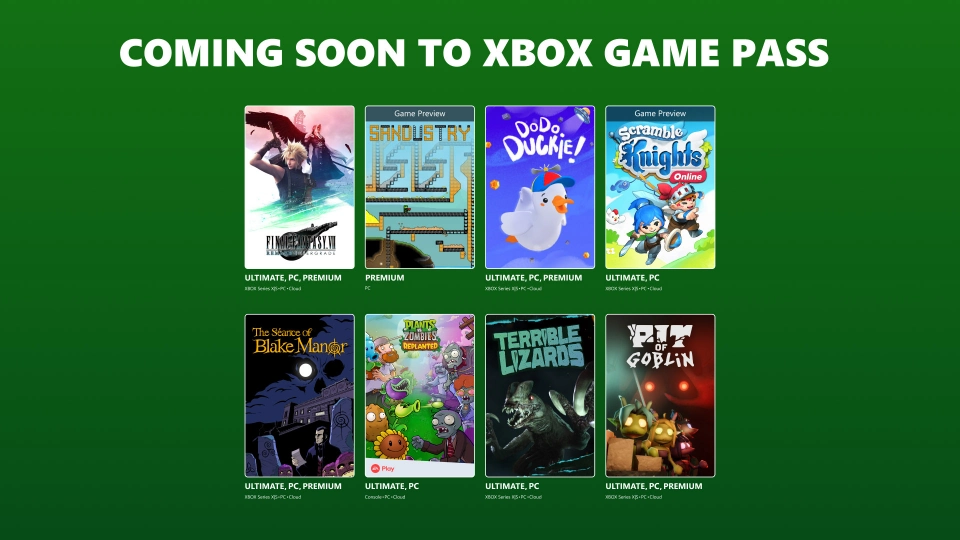 XBOX Game Pass oktober 2026 wave 2 titels